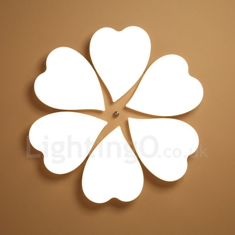 Lampada da soffitto contemporanea a 6 luci con LED integrato in metallo 65 x 8 cm