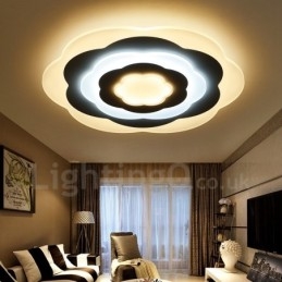 Lampada da soffitto moderna in metallo con LED integrato 36 x 15 cm