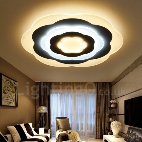 Lampada da soffitto moderna in metallo con LED integrato 36 x 15 cm
