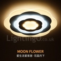 Lampada da soffitto moderna in metallo con LED integrato 36 x 15 cm