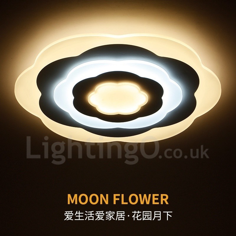 Lampada da soffitto moderna in metallo con LED integrato 36 x 15 cm