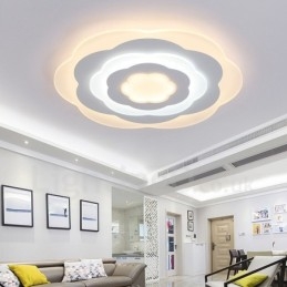 Lampada da soffitto moderna in metallo con LED integrato 36 x 15 cm