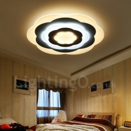 Lampada da soffitto moderna in metallo con LED integrato 36 x 15 cm