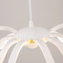 Lampada da soffitto moderna e contemporanea LED integrato 55x55 cm in metallo