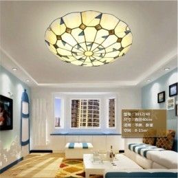 Lampada da soffitto rustica Lodge con LED integrato 30 x 30 cm
