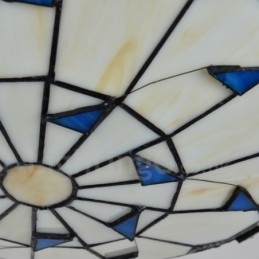 Lampada da soffitto rustica Lodge con LED integrato 30 x 30 cm