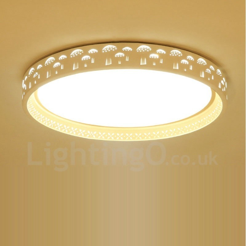 Lampada da soffitto moderna contemporanea LED integrato in metallo 45 x 6 cm