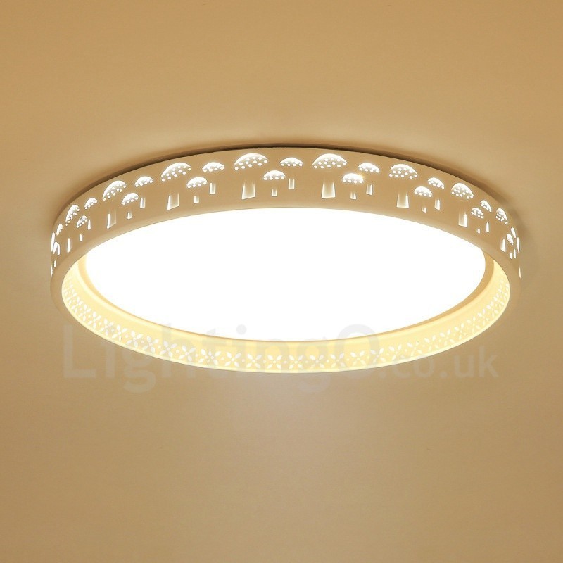 Lampada da soffitto moderna contemporanea LED integrato in metallo 45 x 6 cm