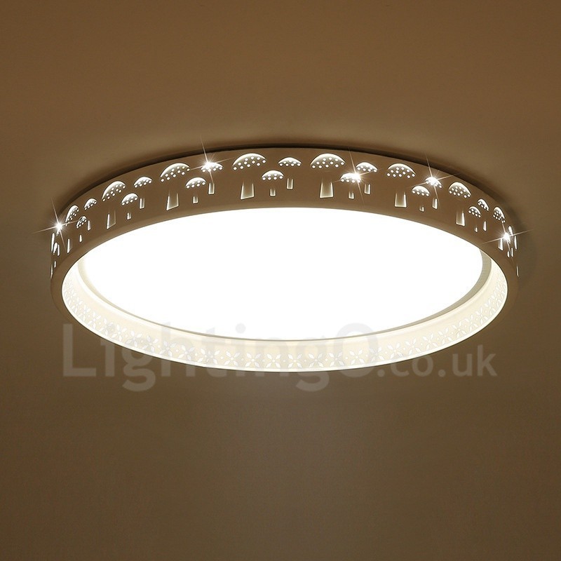 Lampada da soffitto moderna contemporanea LED integrato in metallo 45 x 6 cm