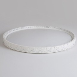 Lampada da soffitto moderna contemporanea LED integrato in metallo 45 x 6 cm