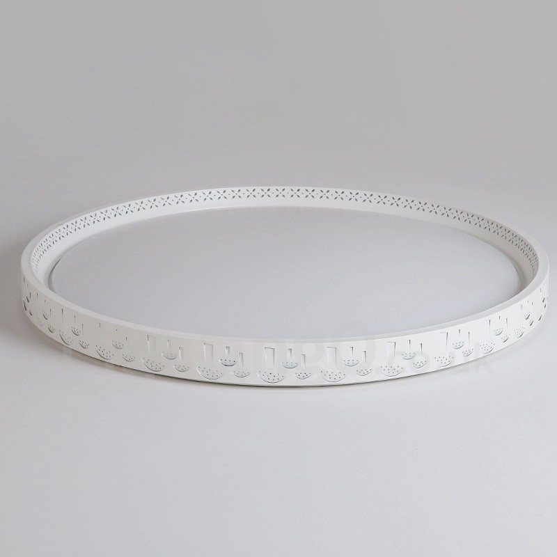 Lampada da soffitto moderna contemporanea LED integrato in metallo 45 x 6 cm