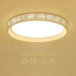 Lampada da soffitto LED integrato in metallo con telecomando 45 x 6 mm