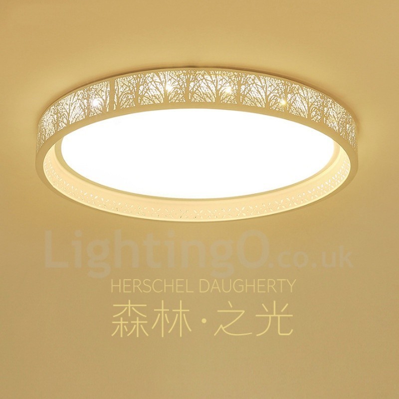 Lampada da soffitto LED integrato in metallo con telecomando 45 x 6 mm