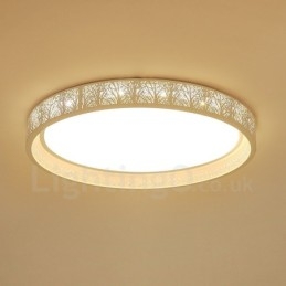 Lampada da soffitto LED integrato in metallo con telecomando 45 x 6 mm