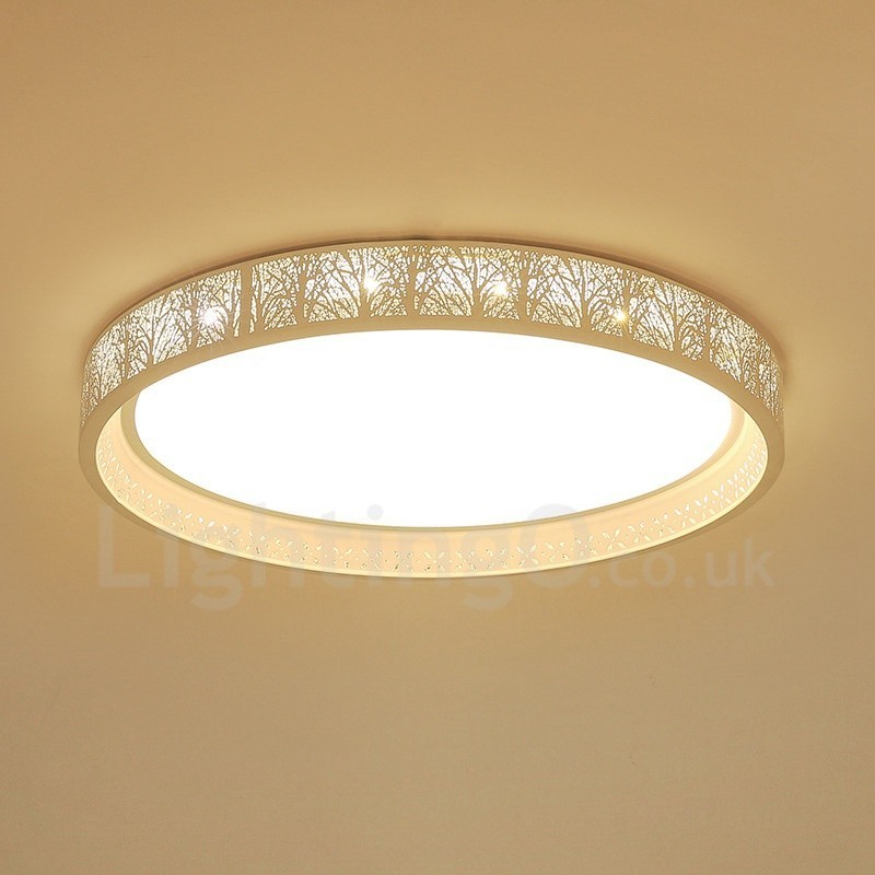 Lampada da soffitto LED integrato in metallo con telecomando 45 x 6 mm