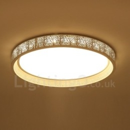Lampada da soffitto LED integrato in metallo con telecomando 45 x 6 mm