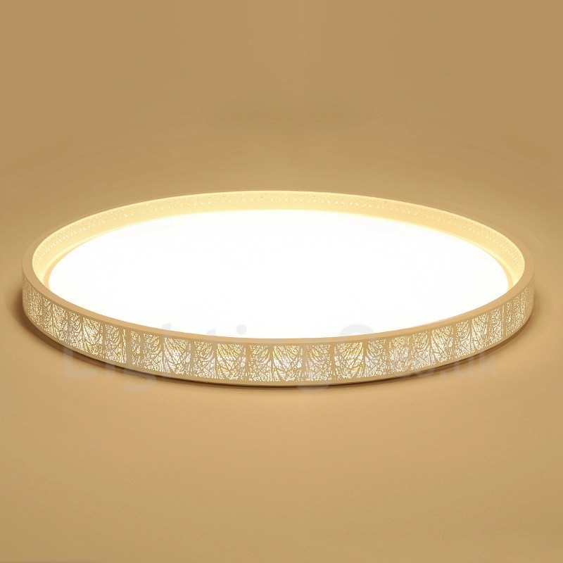Lampada da soffitto LED integrato in metallo con telecomando 45 x 6 mm