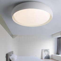 Lampada da soffitto moderna contemporanea LED integrato in metallo 48x8 cm
