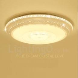 Lampada da soffitto moderna contemporanea LED integrato in metallo 62 cm