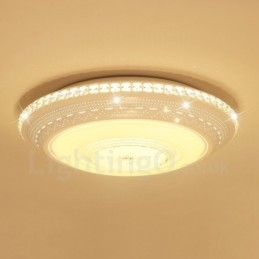 Lampada da soffitto moderna contemporanea LED integrato in metallo 62 cm