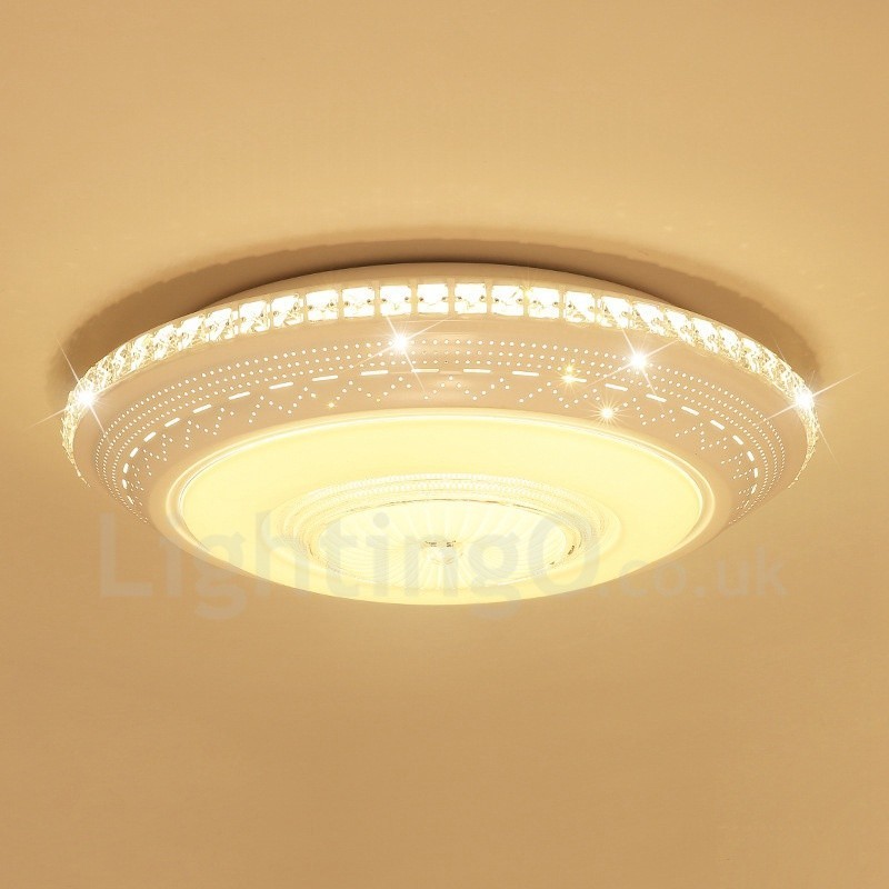 Lampada da soffitto moderna contemporanea LED integrato in metallo 62 cm