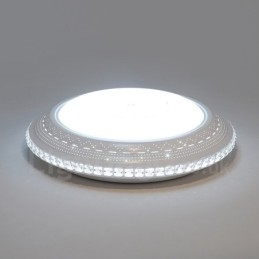Lampada da soffitto moderna contemporanea LED integrato in metallo 62 cm