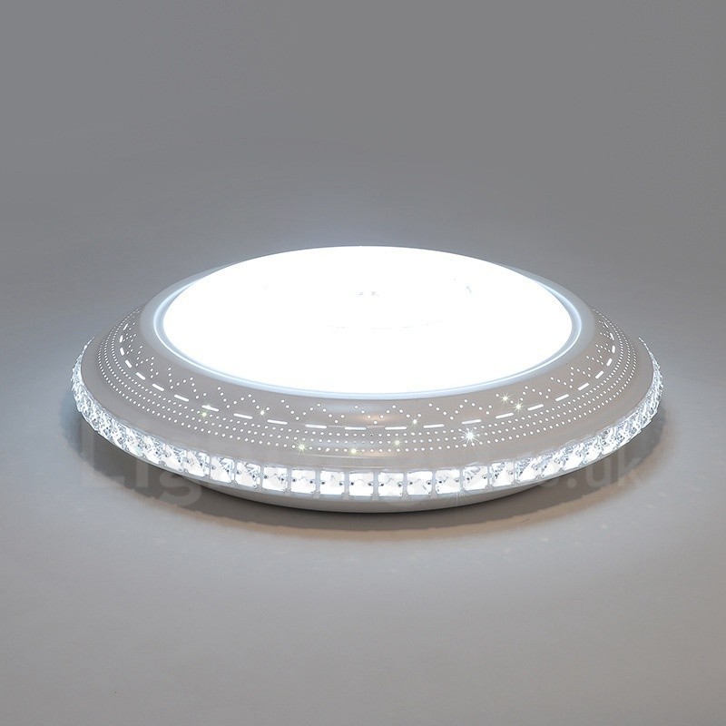 Lampada da soffitto moderna contemporanea LED integrato in metallo 62 cm