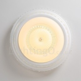 Lampada da soffitto moderna contemporanea LED integrato in metallo 62 cm