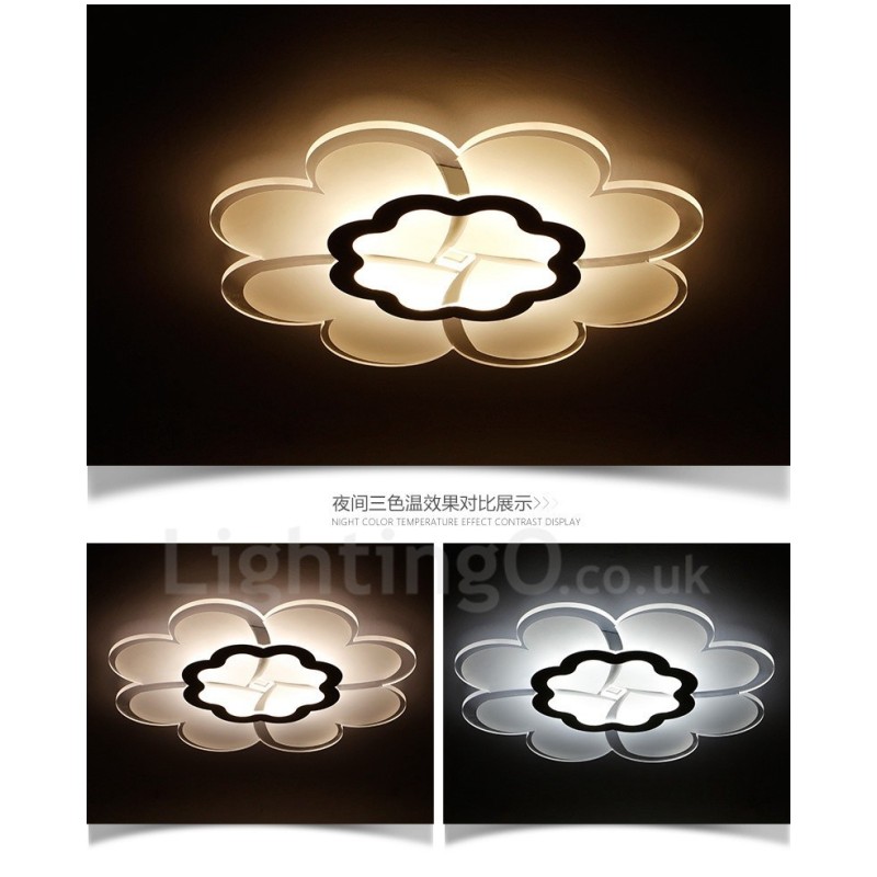 Lampada da soffitto LED integrato in metallo 40x40 cm