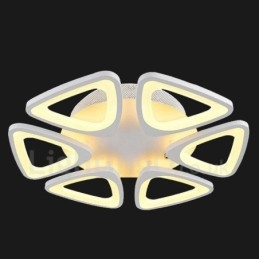 Lampada da soffitto LED integrato moderna a 6 luci 50 x 10 cm