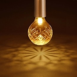 Lampadario mini moderno contemporaneo in metallo e vetro, 50 cm