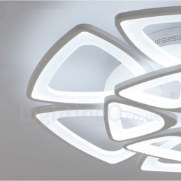 Lampada da soffitto LED integrato moderna e contemporanea 12 luci 84x15 cm