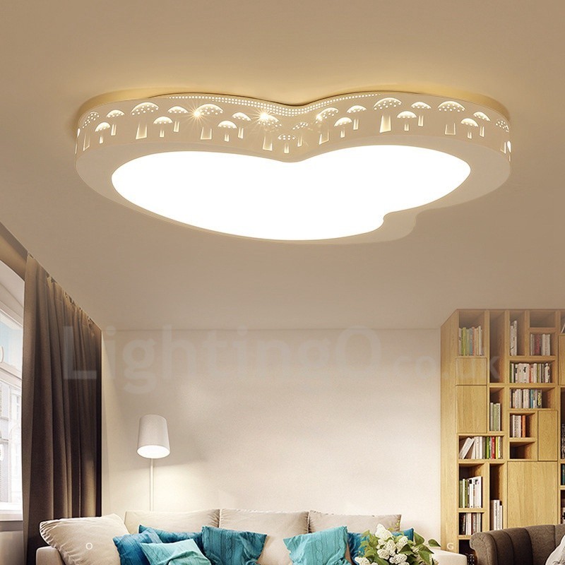 Lampada da soffitto moderna contemporanea con LED integrato e telecomando 55 x 10 cm