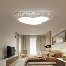 Lampada da soffitto moderna contemporanea con LED integrato e telecomando 55 x 10 cm