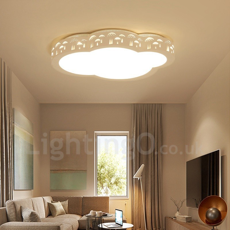 Lampada da soffitto LED integrato in metallo 50 x 10 cm