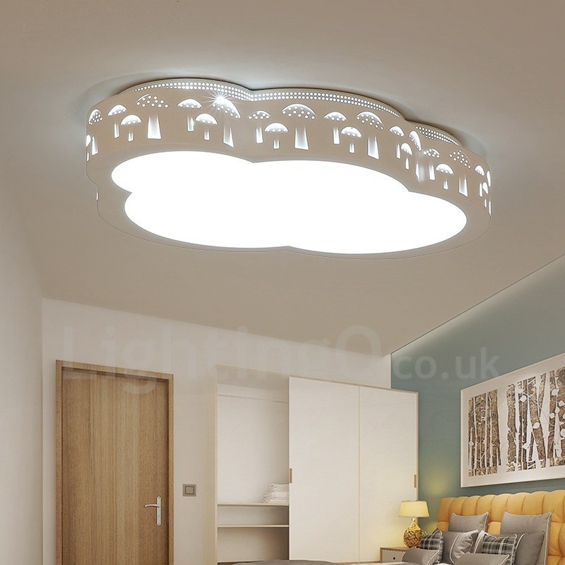 Lampada da soffitto LED integrato in metallo 50 x 10 cm