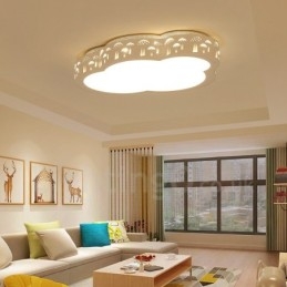 Lampada da soffitto LED integrato in metallo 50 x 10 cm