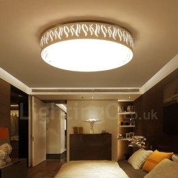 Lampada da soffitto LED integrato in metallo 45 x 8 cm