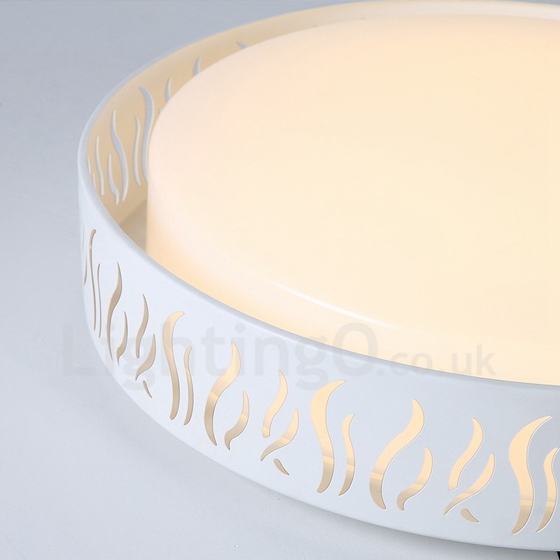 Lampada da soffitto LED integrato in metallo 45 x 8 cm