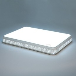 Lampada da soffitto moderna contemporanea LED integrato in metallo 97 x 67 cm