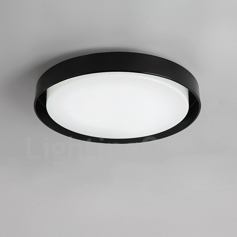 Lampada da soffitto LED integrato in metallo 48x8 mm con telecomando