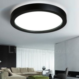 Lampada da soffitto moderna in metallo con LED integrato 35 x 9 cm