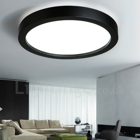 Lampada da soffitto moderna in metallo con LED integrato 35 x 9 cm