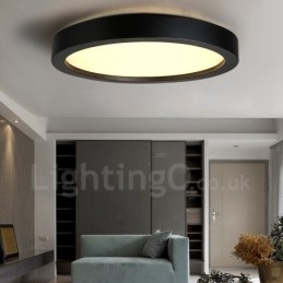 Lampada da soffitto moderna in metallo con LED integrato 35 x 9 cm