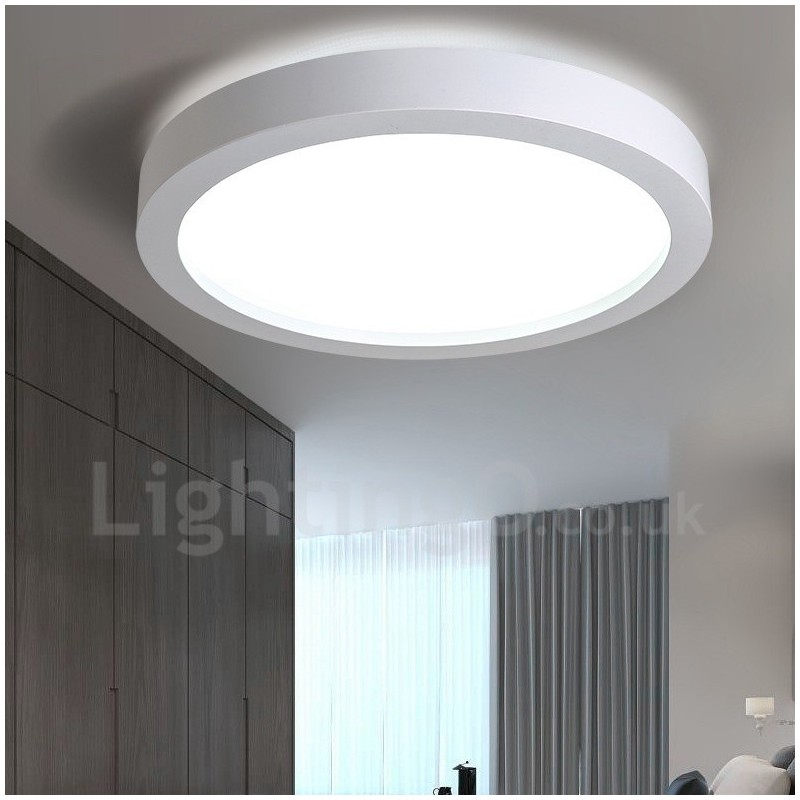Lampada da soffitto moderna in metallo con LED integrato 35 x 9 cm
