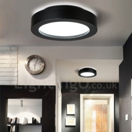 Lampada da soffitto moderna in metallo con LED integrato 35 x 9 cm