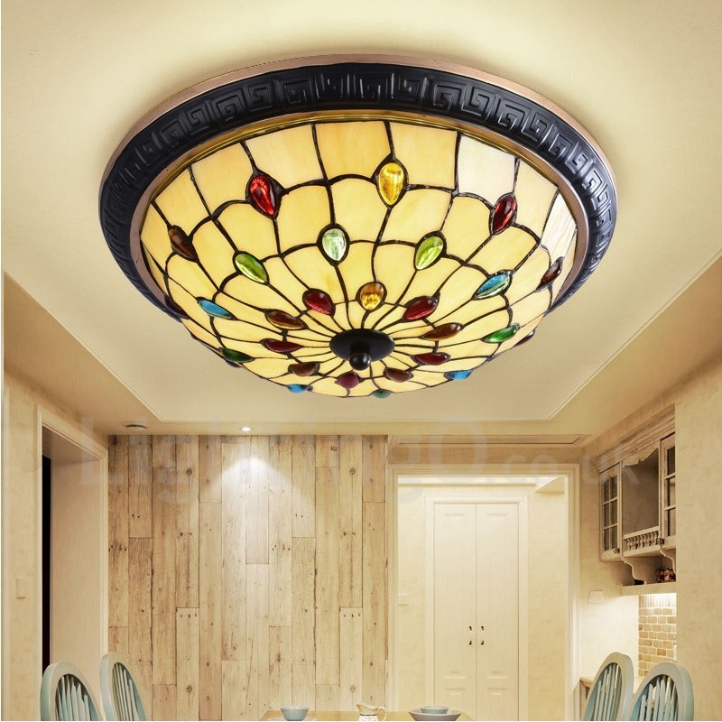 Lampada da soffitto LED integrato in metallo 30x30 cm moderna