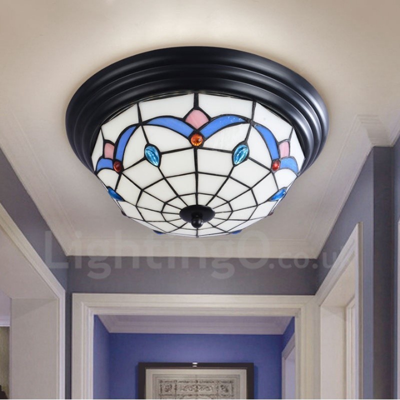 Lampada da soffitto moderna in metallo con LED integrato 30x30 cm