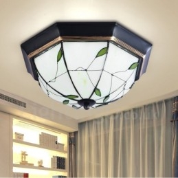 Lampada da soffitto LED integrato in metallo 30 x 30 cm