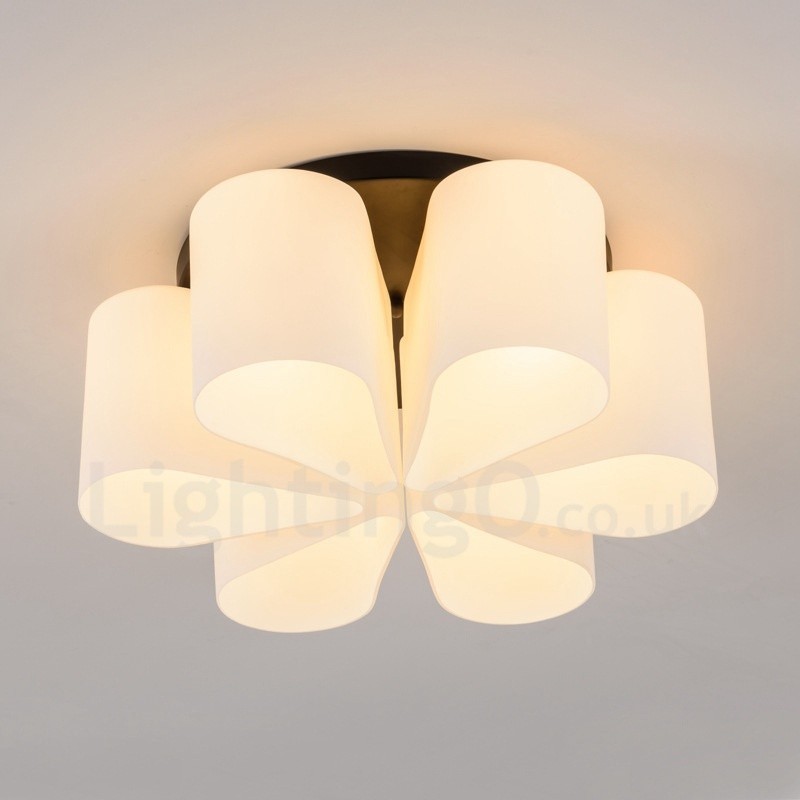 Lampada da soffitto Rustic Lodge a 6 luci